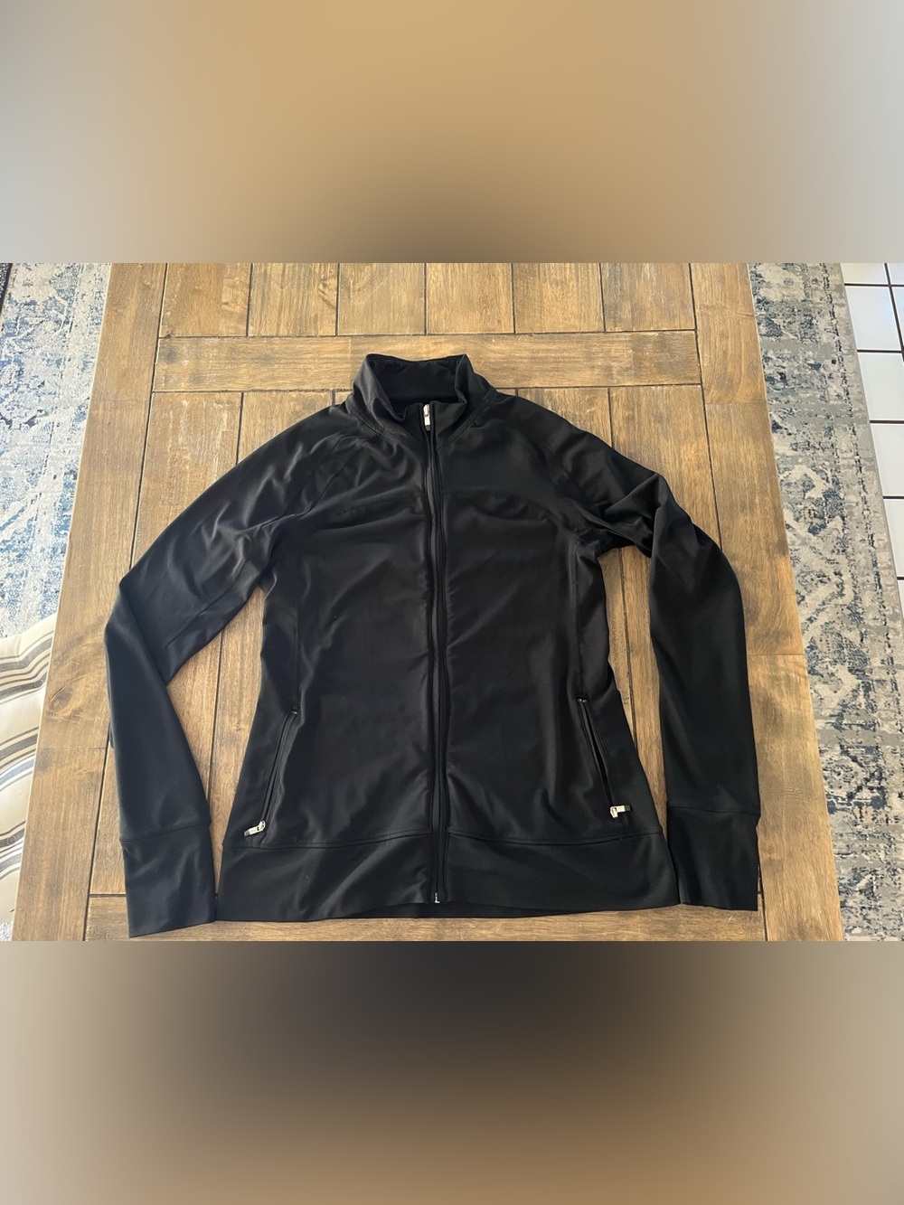 GAP Fit Athletic Black Women's Full-Zip Jacket size Medium